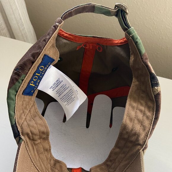 Like New, Clean, POLO Camo Cotton Chino Cap - Picture 3 of 6